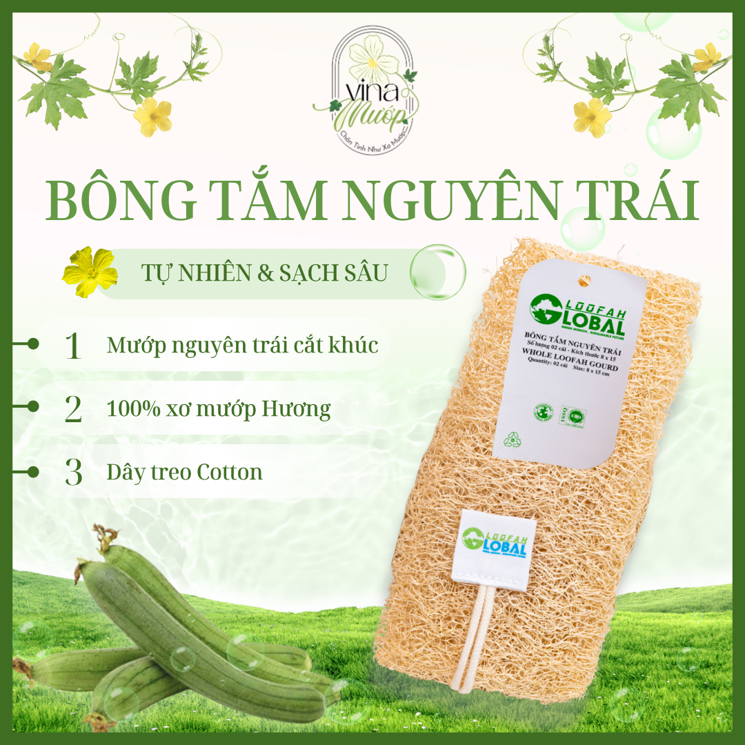 Bông tắm nguyên trái
